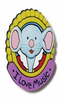 MFLM I LOVE MUSIC PINBADGE