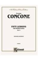 CONCONE 50 LESSONS OP9 MED V