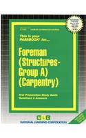 Foreman (Structures-Group A) (Carpentry)