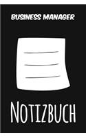 Business Manager Notizbuch