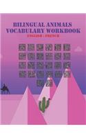 Bilingual animals vocabulary workbook