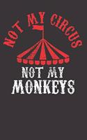 Circus Monkey Carnival Party Notebook Journal