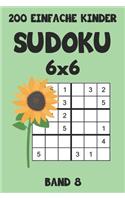 200 Einfache Kinder Sudoku 6x6 Band 8
