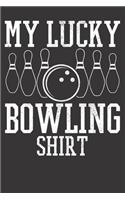 Notebook: Bowling Bowler Team Player Coach Ball Pin Gift Dot Grid 6x9 120 Pages