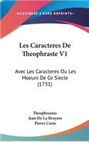 Les Caracteres De Theophraste V1