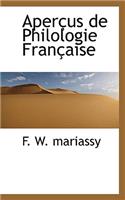 Apercus de Philologie Francaise