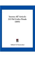 Intorno All' Articolo 212 Del Codice Penale (1895)