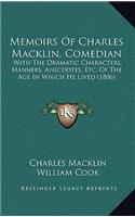 Memoirs Of Charles Macklin, Comedian