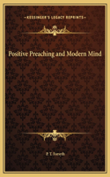 Positive Preaching and Modern Mind