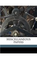 Miscellaneous Papers