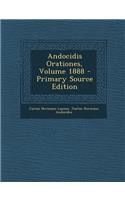 Andocidis Orationes, Volume 1888