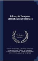 Library Of Congress Classification Schedules
