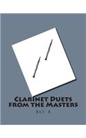Clarinet Duets from the Masters: Vol 4