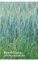 Kornblumen - 2015 Wochenkalender: rechte Seite Kalender, linke Seite Notizbuch, 1 Woche = 1 Seite, ca A5