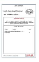 North Carolina Criminal Law and Procedure-Pamphlet 82
