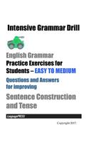 Intensive Grammar Drill English Grammar Practice Exercises for Students EASY TO MEDIUM