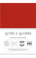 Grids & Guides (Red) Notebook: A Notebook for Visual Thinkers