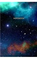 Notebook: Deep Space Constellations - Journal for Girls and Boys, Kids, School, Students and Teachers - 6 x 9, 100 Blank Lined Pages