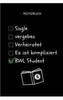 Notizbuch Single Vergeben Verheiratet Es Ist Kompliziert Bwl Student