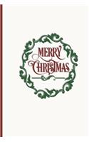 Merry Christmas: Card List Tracker - Yearly Address Record Book