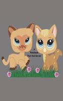 Cat lined notebook for jotting notes: 120 pages ruled line notebook for cat lover students