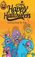 Happy Halloween Coloring Book for Kids