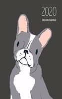 2020 Boston Terrier: Dated Weekly Planner With To Do Notes & Dog Quotes - Boston Terrier Blue(12 Awesome Calendar Planners for Dog Owners Dark)