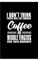 I Don't Think There Will Be Enough Coffee Or Middle Fingers For This Monday