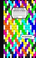 Graph paper composition notebook