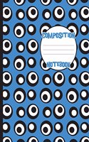 Blue Black Mod Composition Notebook