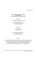 Evaluation of Modeling Tools for Assessing Land Use Policies and Strategies