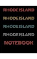Rhode Island Notebook: Blank Line Notebook (8.5 X 11 - 110 Blank Pages)