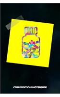 Composition Notebook: Pharmacist Yellow Sticker, Birthday Journal for Chemist, Apothecary, Pharmacy Druggists to Write on