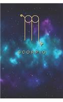 Scorpio: Lined Paper Journal(2 Series)