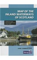 Map Inland Waterways of Scotland