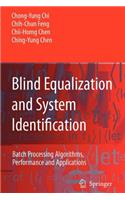 Blind Equalization and System Identification