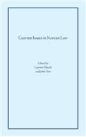Current Issues in Korean Law