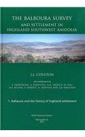 Balboura Survey and Settlement in Highland Southwest Anatolia