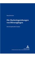 Die Marketingwirkungen Von Boersengaengen