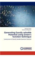 Generating Exactly Solvable Potential Using Green's Function Technique