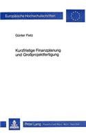 Kurzfristige Finanzplanung Und Grossprojektfertigung