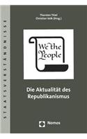 Die Aktualitat Des Republikanismus