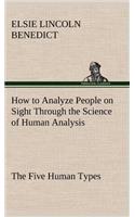 How to Analyze People on Sight Through the Science of Human Analysis