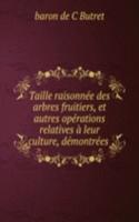 Taille raisonnee des arbres fruitiers, et autres operations relatives a leur culture, demontrees .