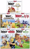 Asterix Series 2 Collection 5 Books Set (Book 6-10) (Cleopatra, the Big Fight, Asterix in Britain, the Normans, Asterix The Legionary)