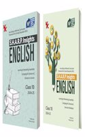 S.H.A.R.P. Insights for English ( Language and Literature ) Lexicon with Exercise Workbook for Class 10 CBSE 2024-25 (Set of 2 ) by Parijat Jain (IIT-D,IIM-A) & Maanya Gupta (IIM-A)