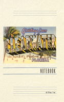 Vintage Lined Notebook Greetings from Clearwater, Florida