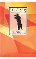 Dart Punkte: Spielblock um deine Punkte zu notieren - mit Dart Outs - Training oder Turnier - Crickets - 301, 501, 701 - Scorer Book