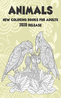 New Coloring Books for Adults 2020 release - Animals