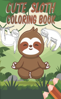 Sloth Coloring Book